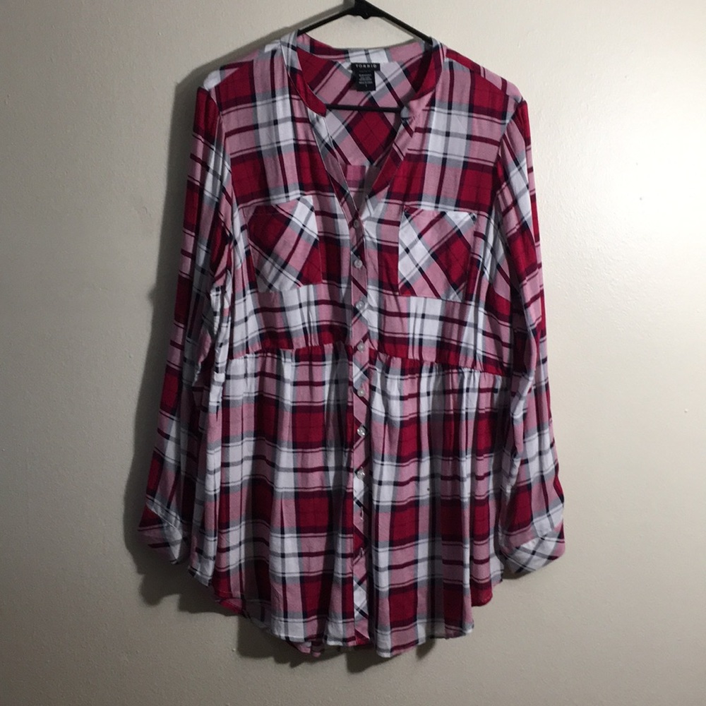 Plaid Button up Torrid Shirt